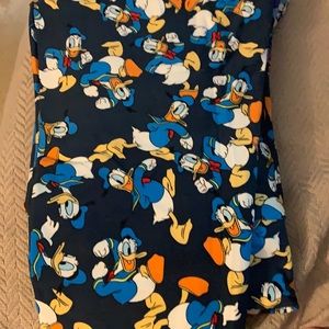 Lularoe Disney leggings Donald Duck TC
